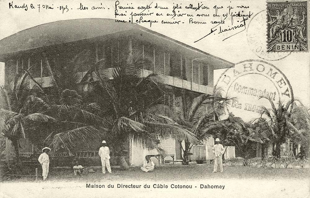 Cotonou. Cable Manager's House