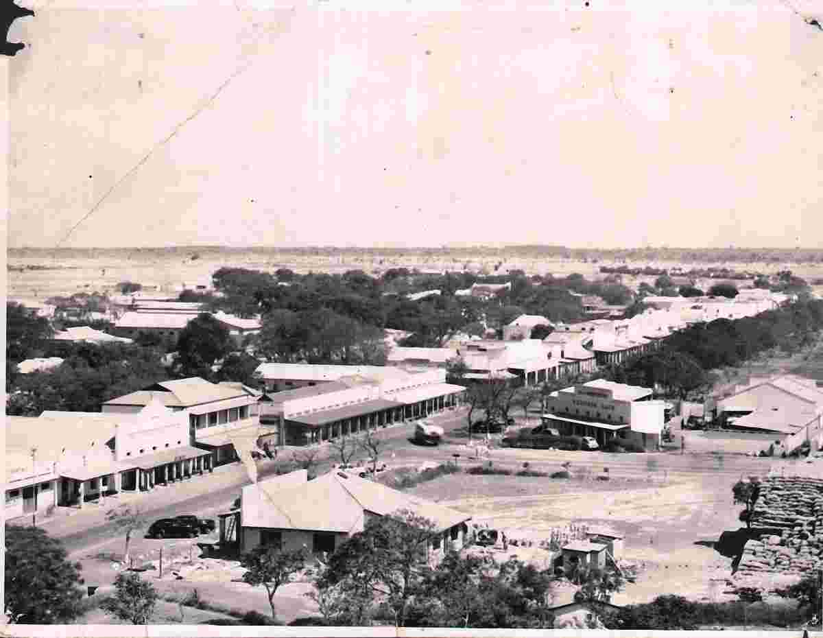 Lusaka. Panorama of the city street