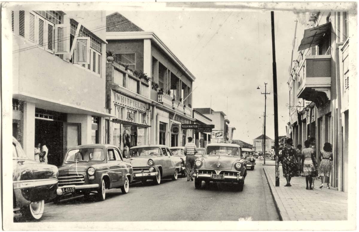 Oranjestad. Nassau Street