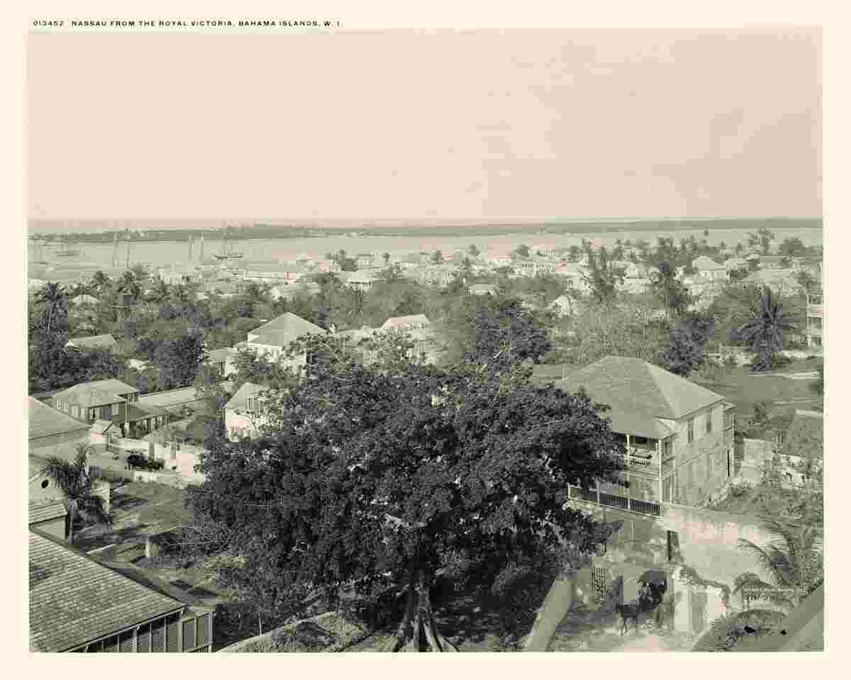 Nassau, view from the Royal Victoria, between 1900 and 1906