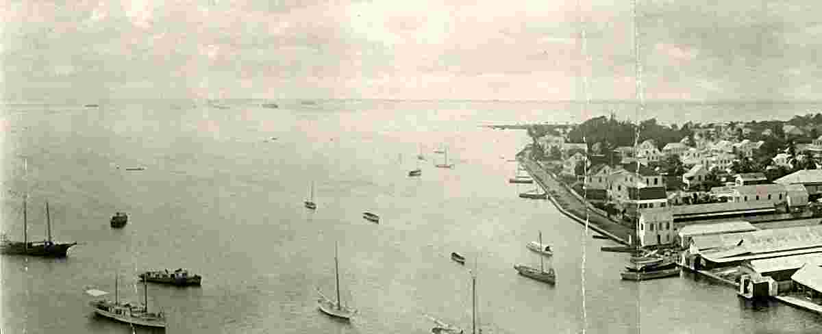 Belize City. Panorama of the city