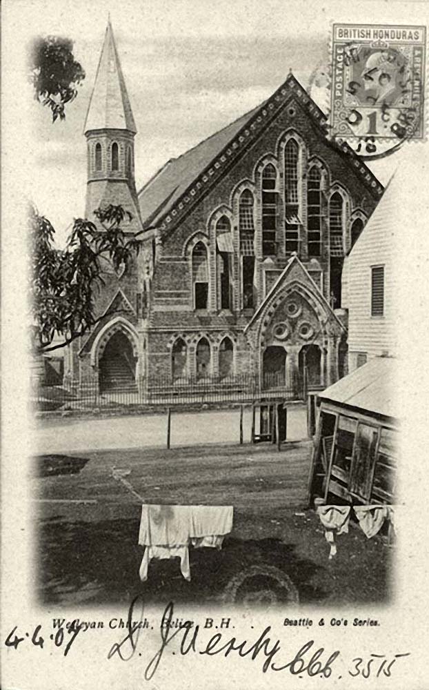 Belize City. Wesleyan Church