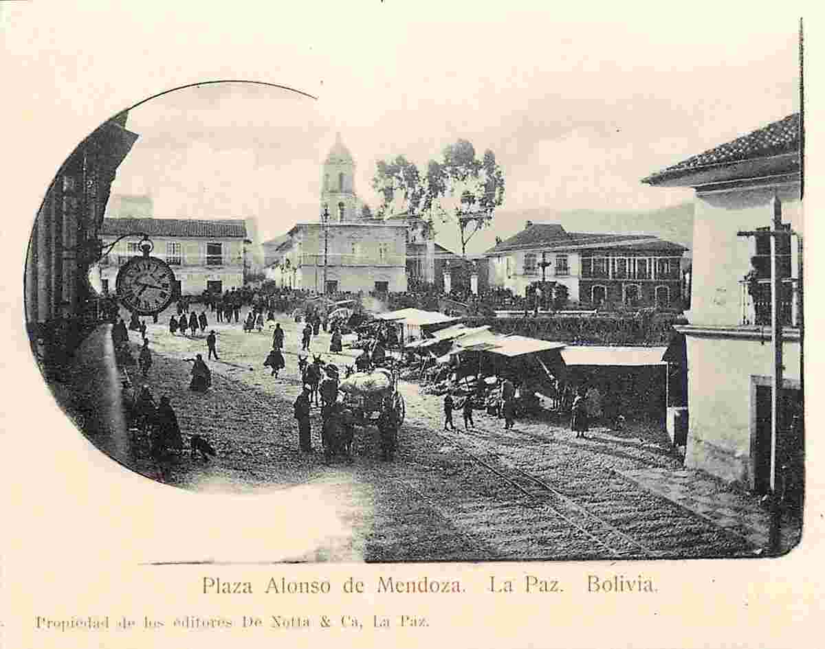 La Paz. Alonso de Mendoza Square