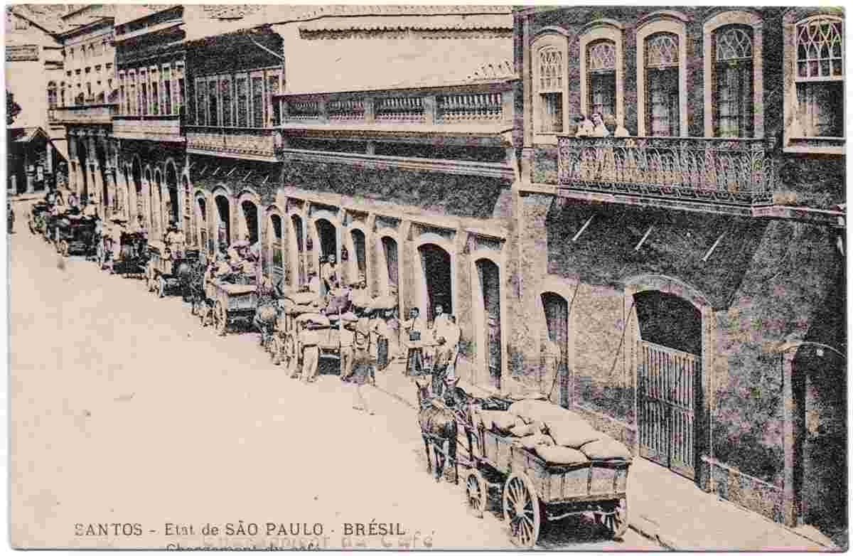 São Paulo. Santos - Loading Coffee
