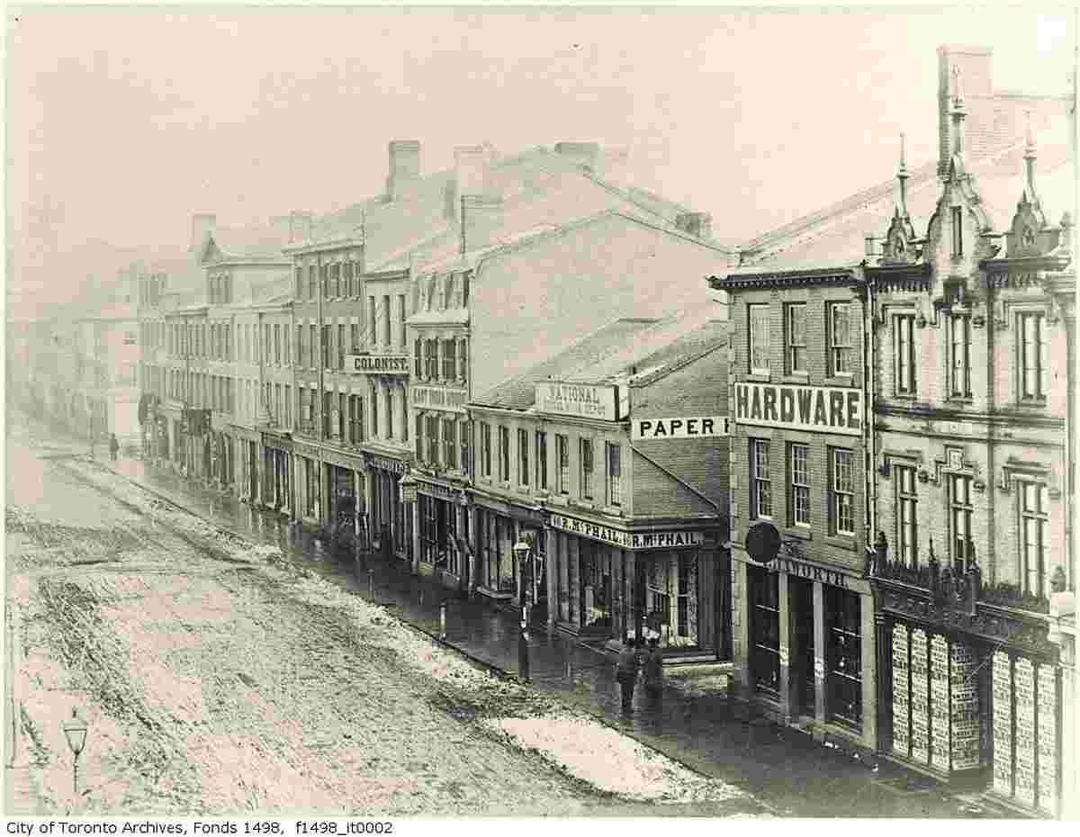 Toronto. King street, 1856