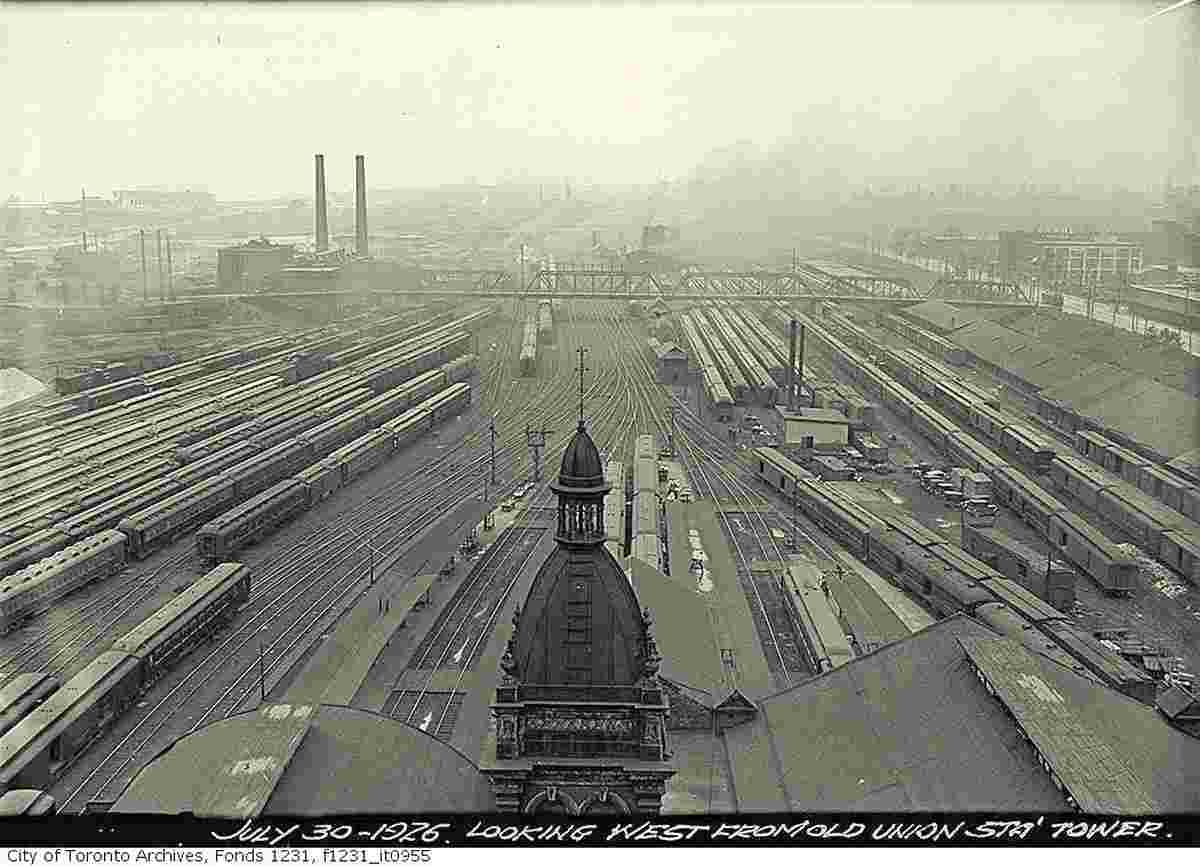 Toronto. View of station, 1926