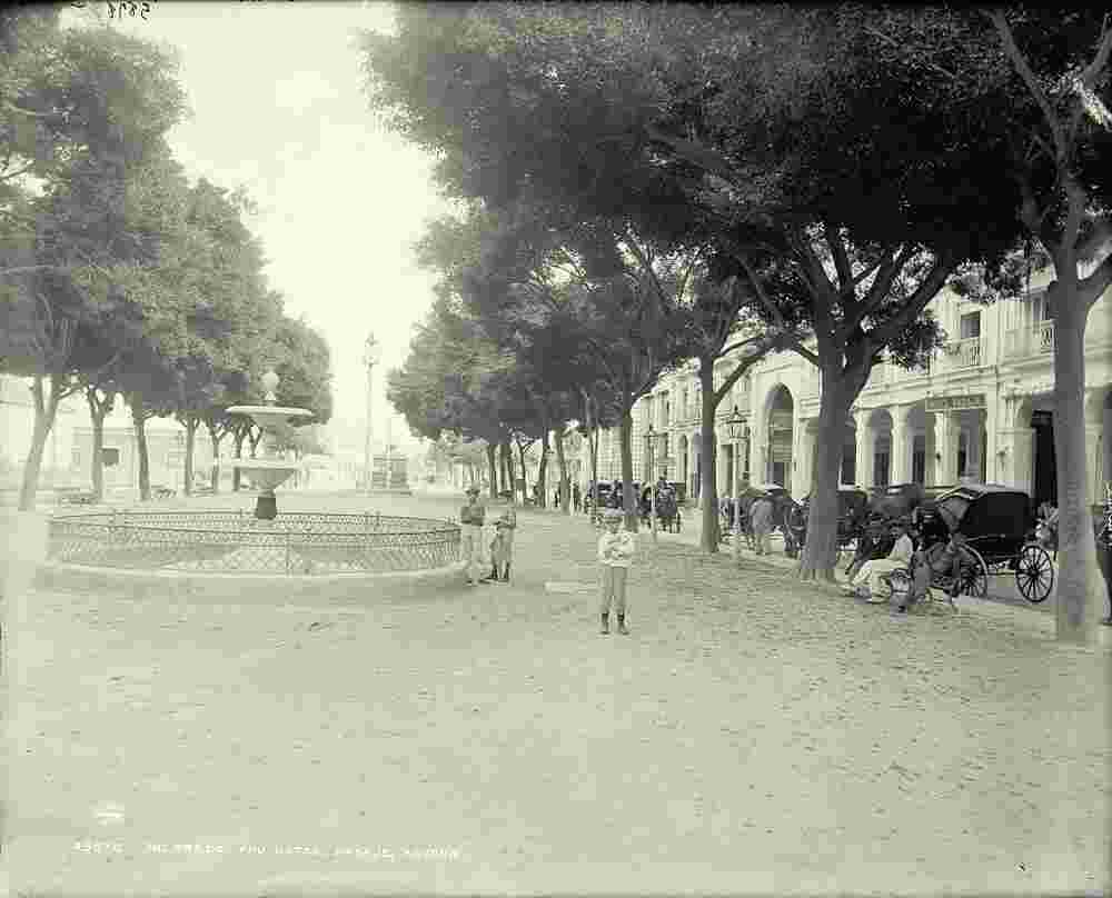 Havana. Prado and Hotel Pasaje
