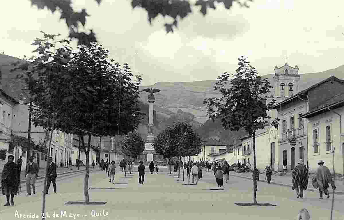 Quito. Avenida 24 de Mayo