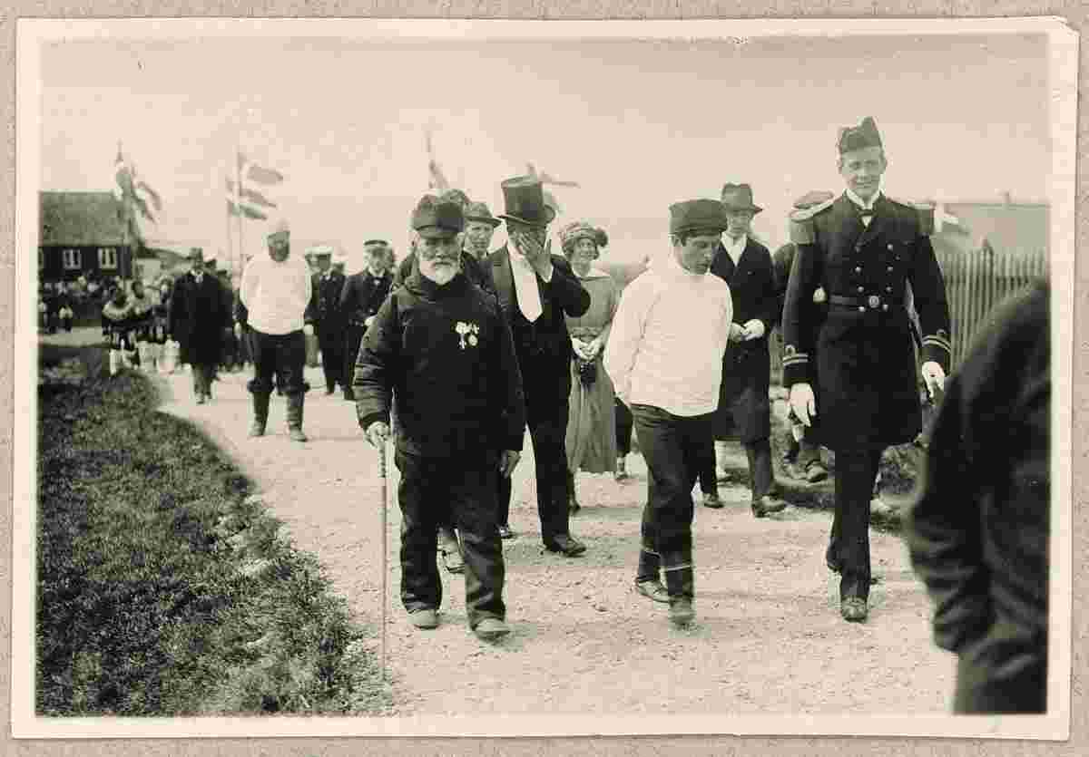 Nuuk. Danish King's visit - King Christian X
