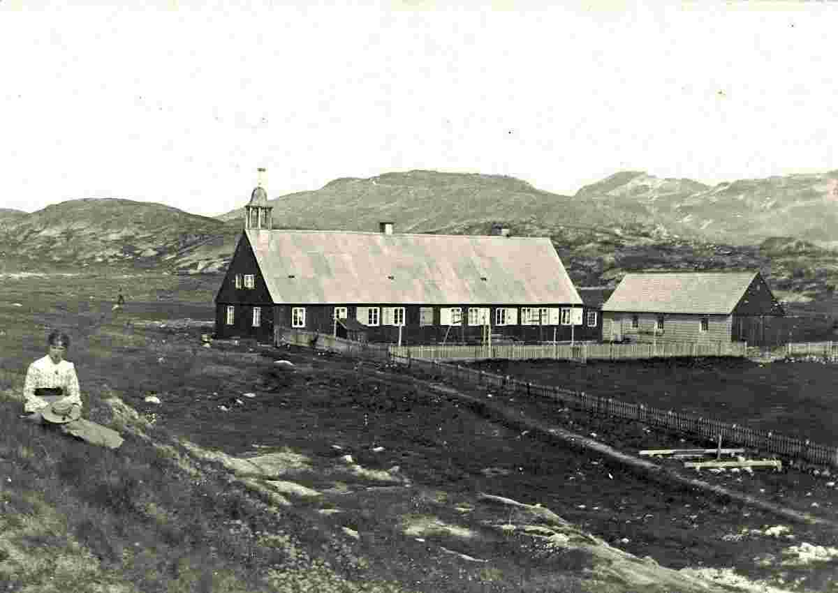 Nuuk. New Herrnhut Church. The Church was built in 1748 and was rebuilt several times