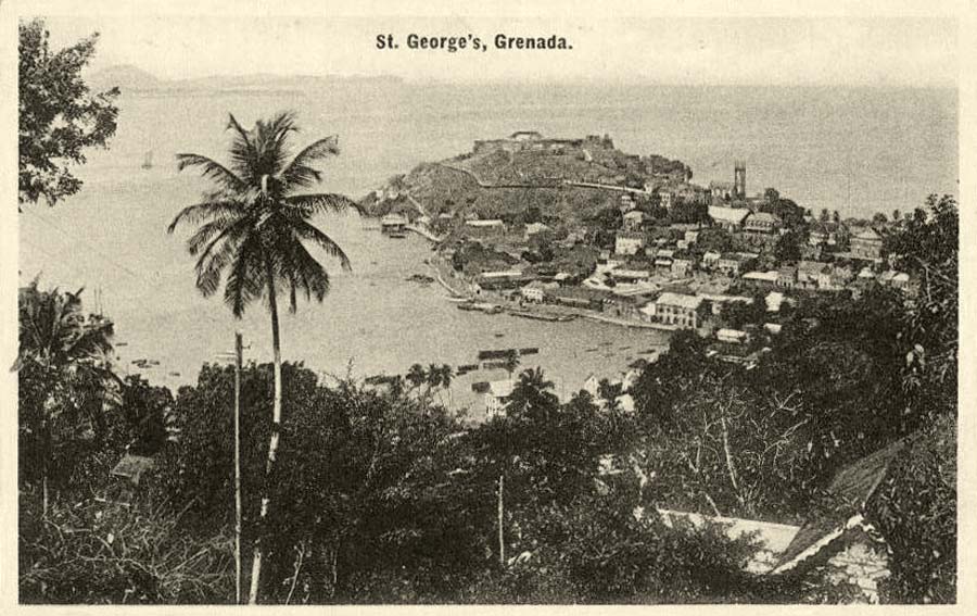 St George's. Panorama of the city
