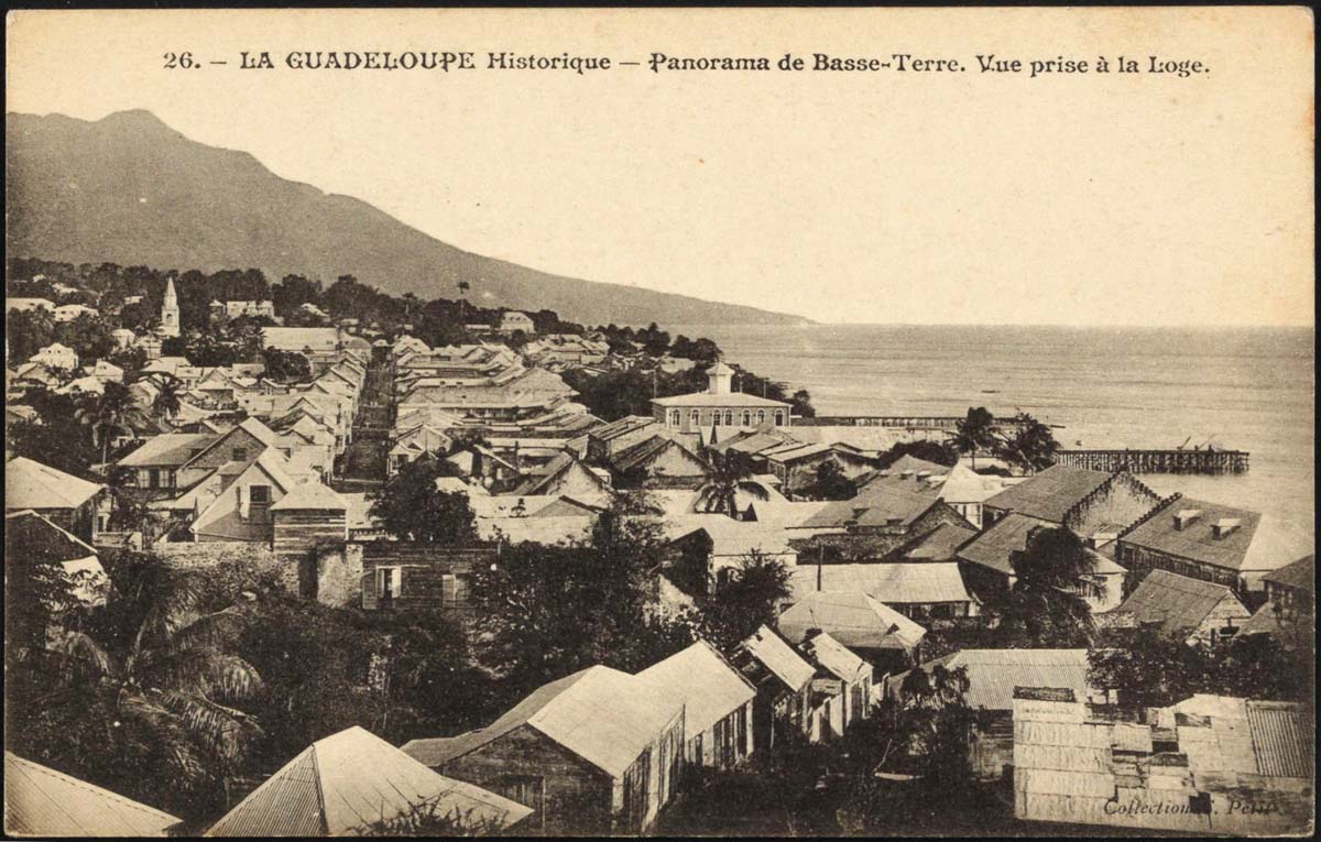 Panorama de Basse-Terre. Vue prise à la Loge