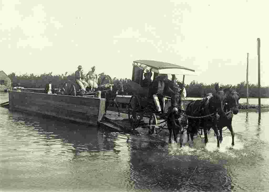 Pointe-à-Pitre. Ferry on Salee River