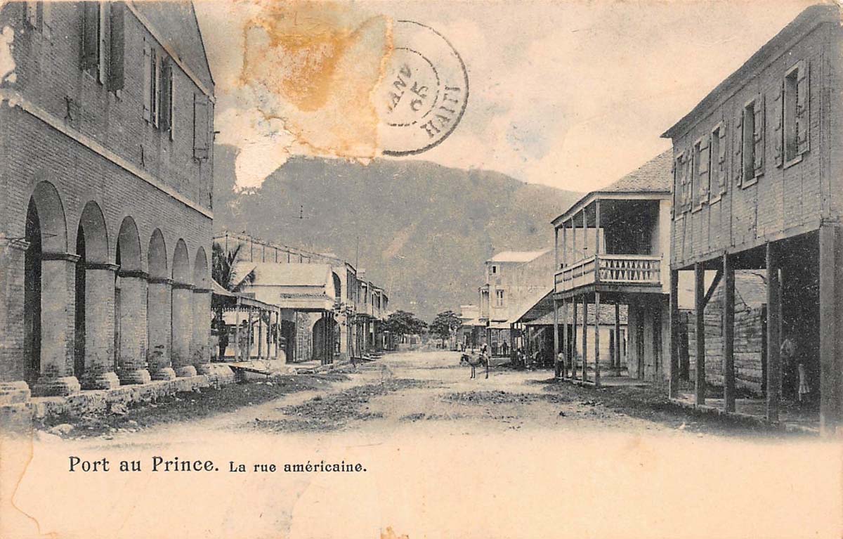 Port-au-Prince. American street