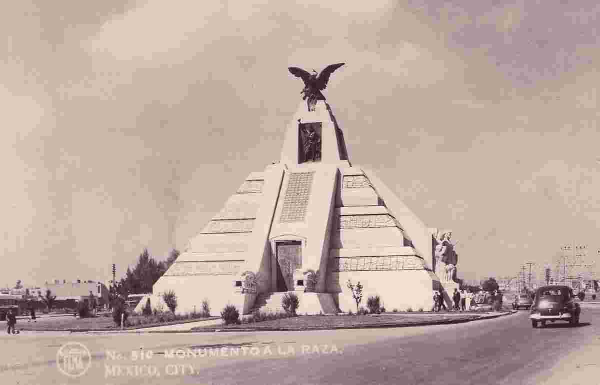 Mexico City. La Raza Monument