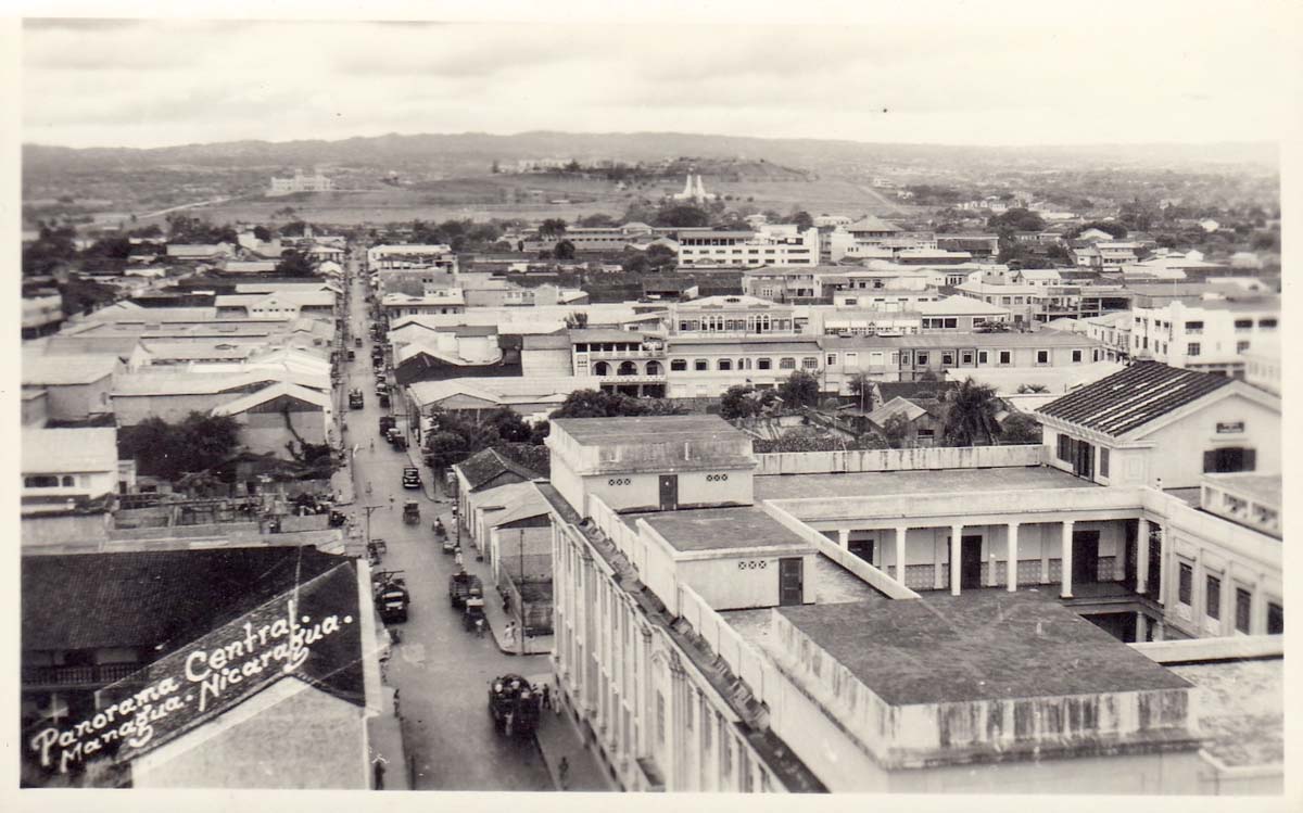 Managua. Panorama of downtown