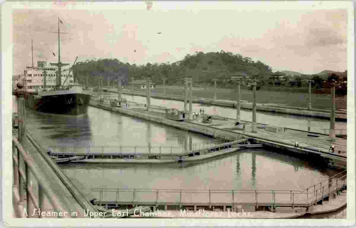 Panama City. A steamer in Upper East Chamber