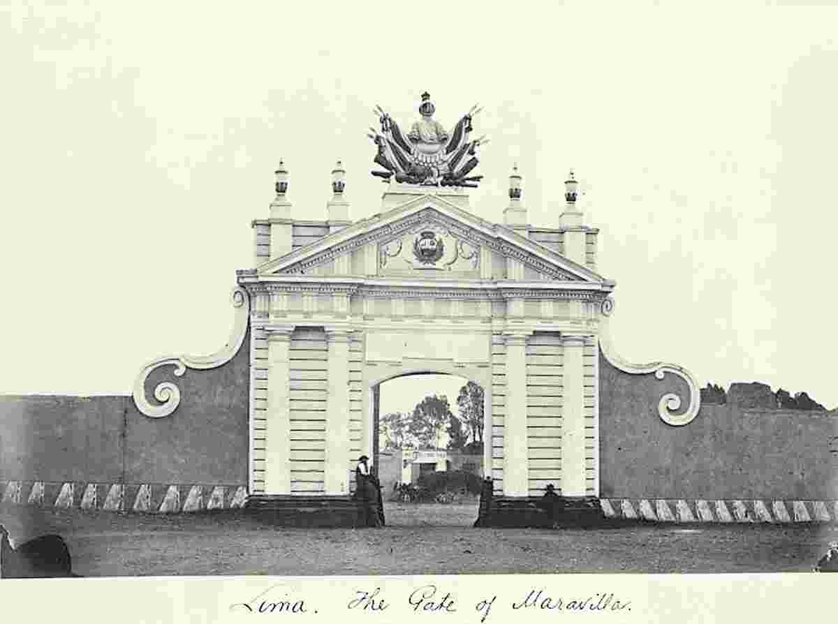 Lima. The gate of Maravilla