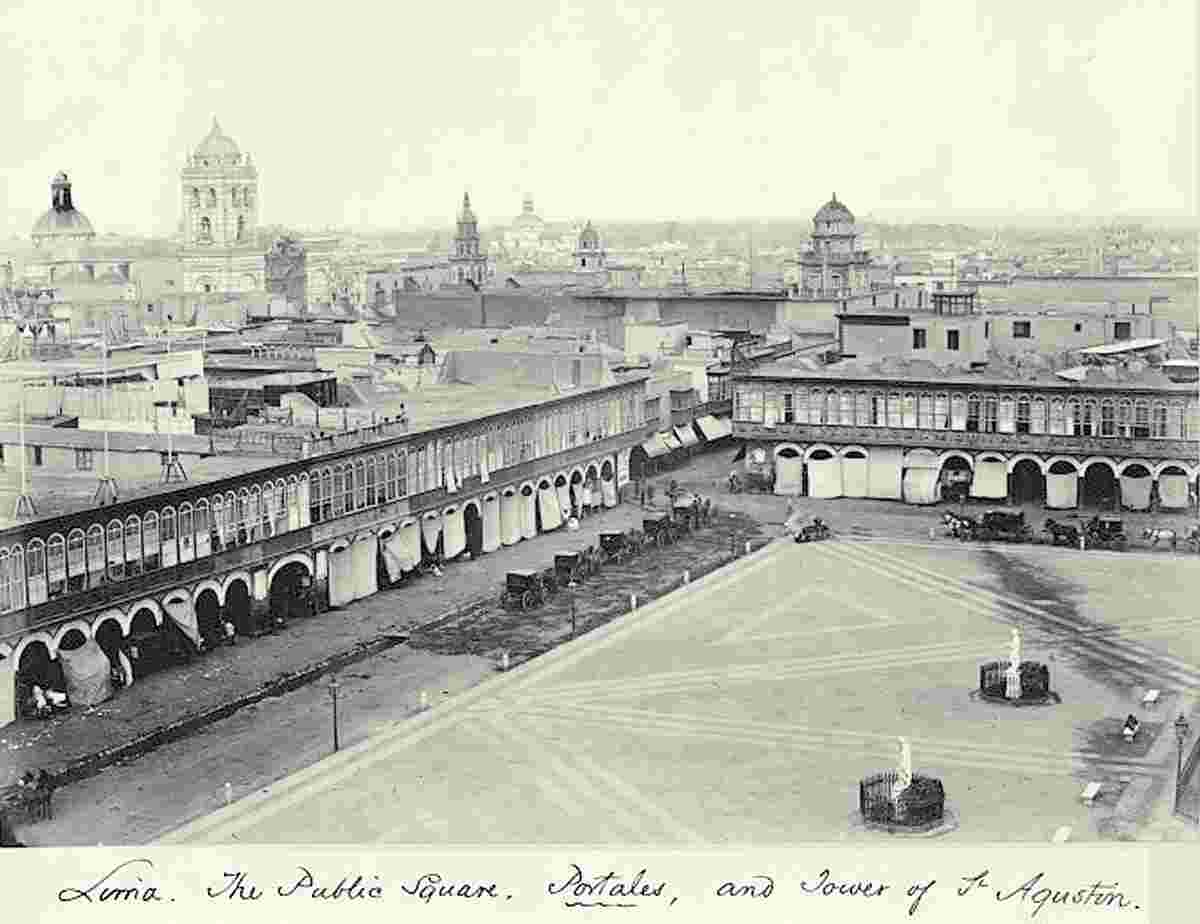 Lima. The public square