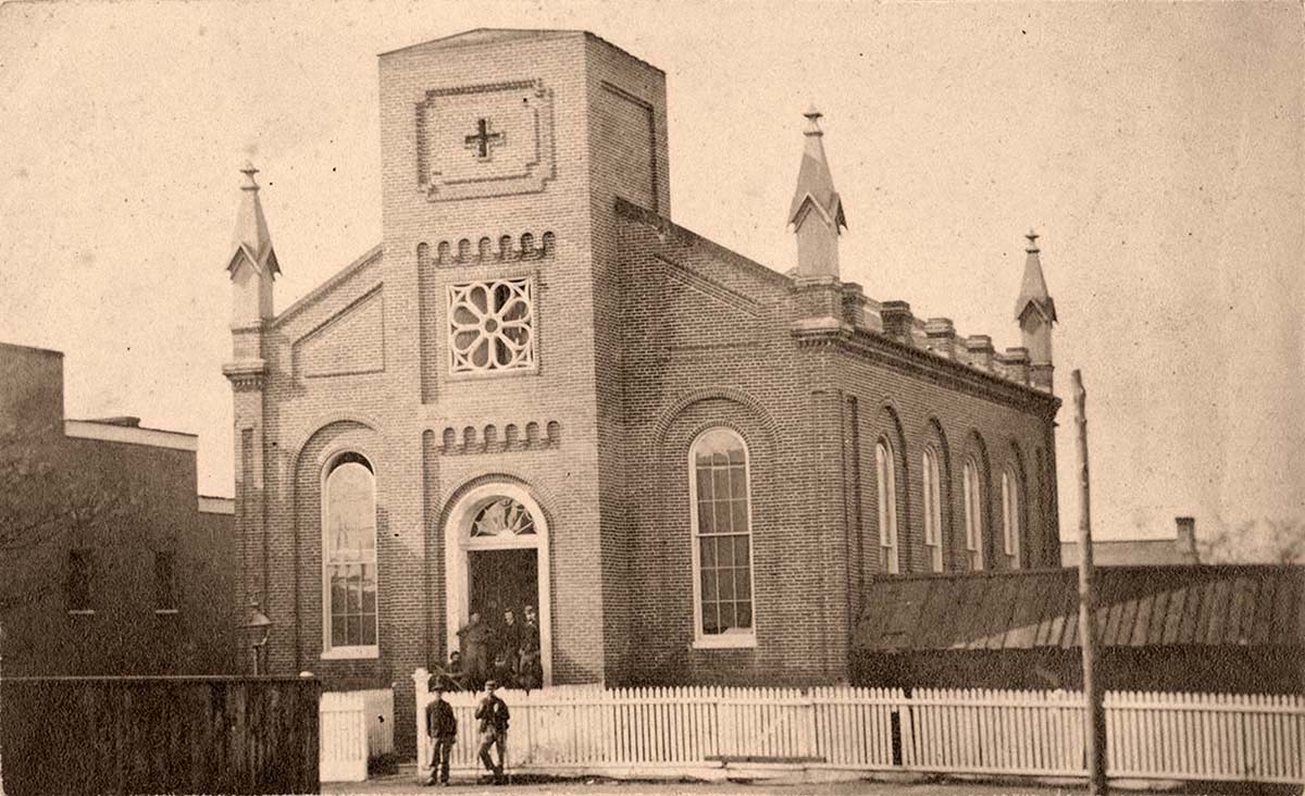 Alexandria. Grace Church General Hospital, South Patrick Street, 1863