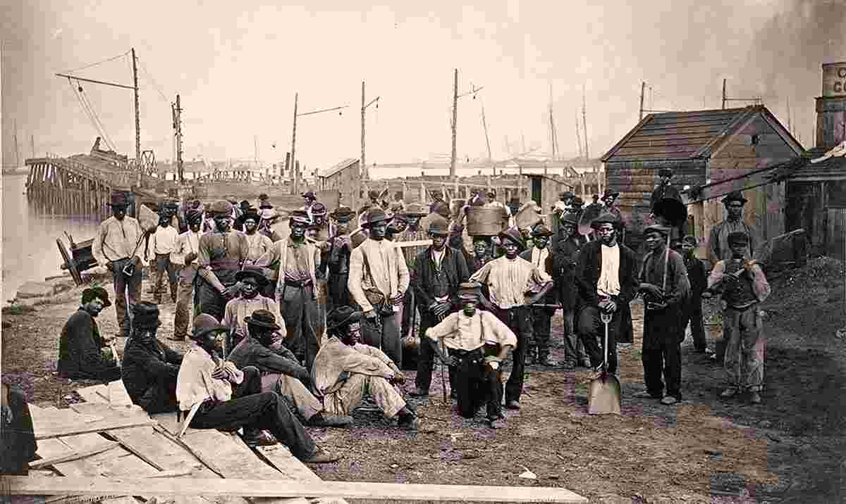 Alexandria. Quartermaster's Wharf, circa 1865