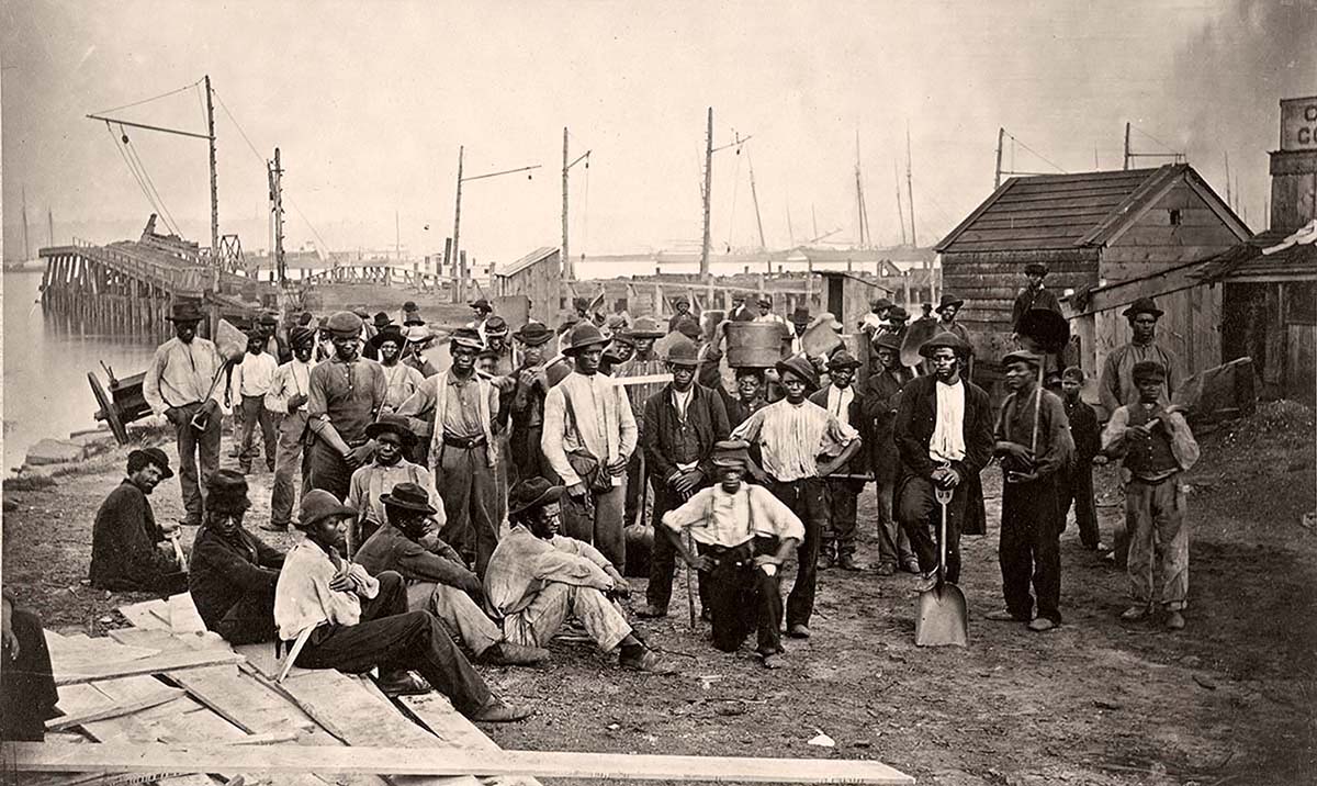 Alexandria. Quartermaster's Wharf, circa 1865
