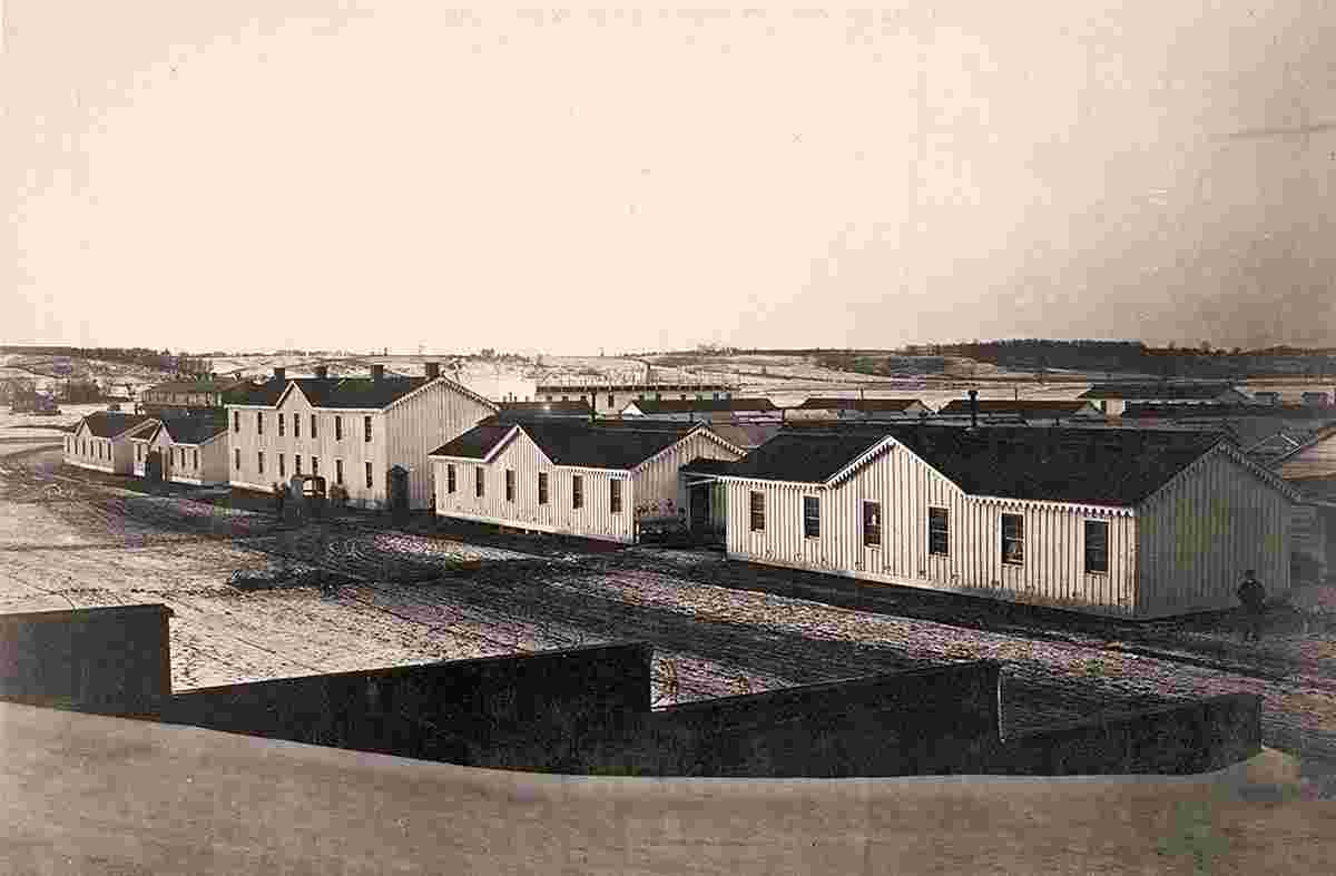 Alexandria. Sickel Hospital, looking toward Fairfax Seminary, January 5, 1865