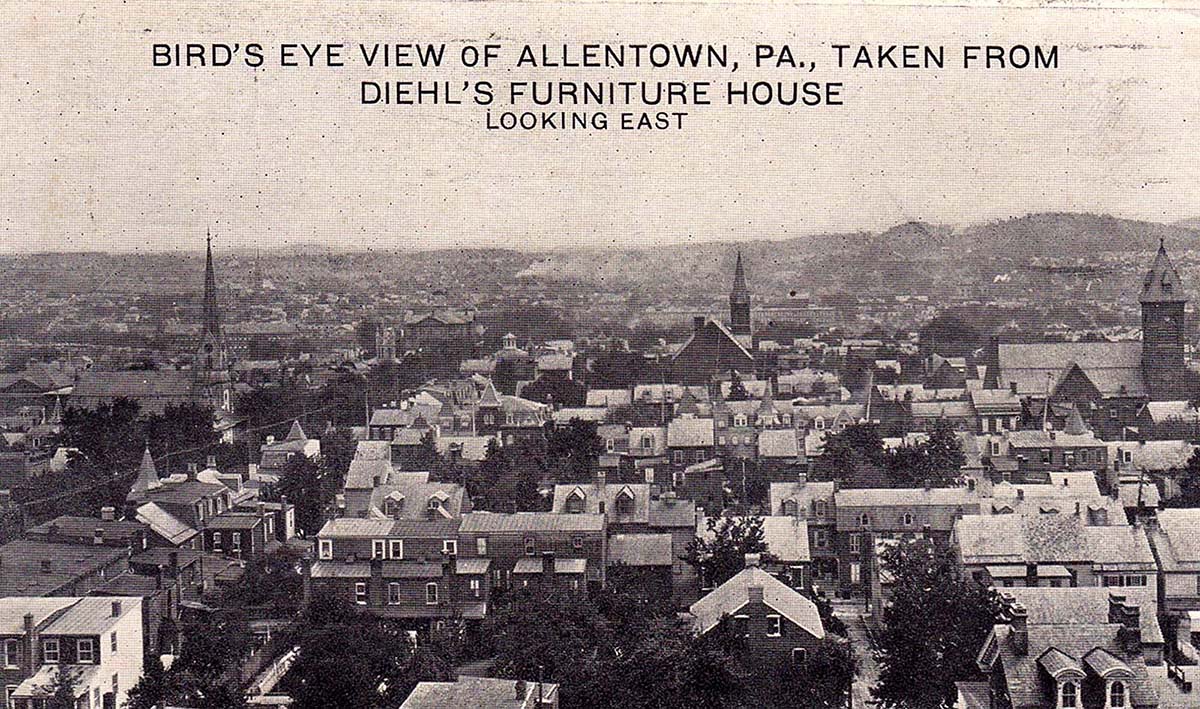 Allentown. View of Allentown, taken from Diehl's Furniture House