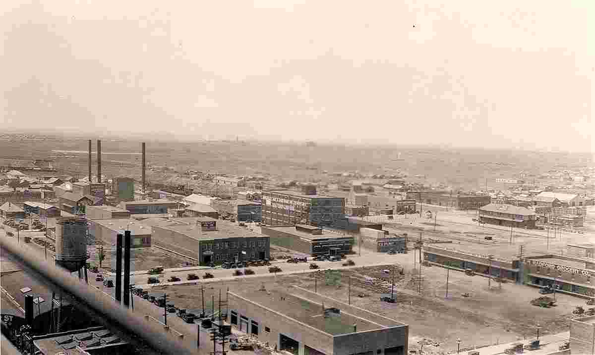Amarillo. Rock Island Depot to the Northwest of the Herring Hotel, 1920s