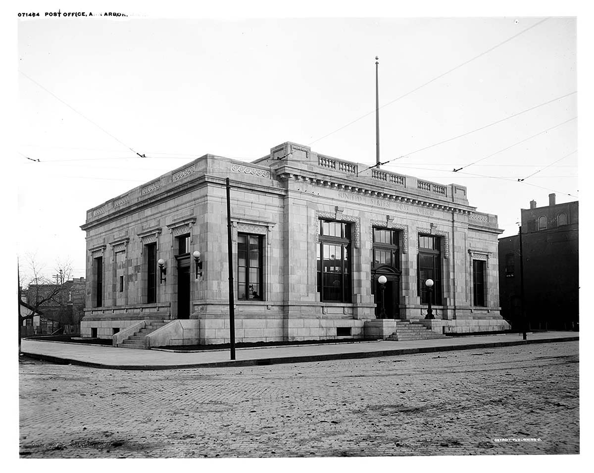 Ann Arbor. Post office, between 1900 and 1920