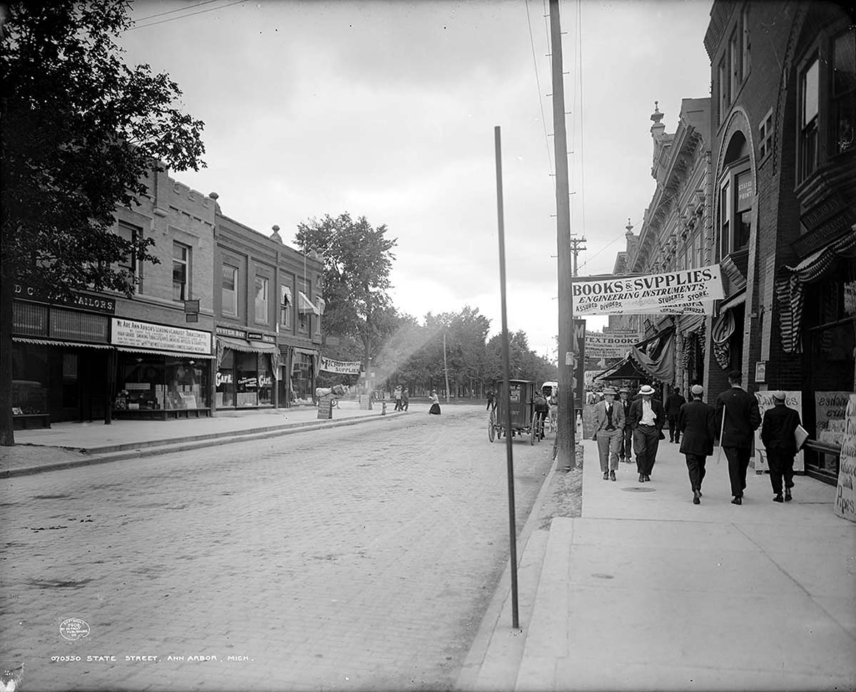 Ann Arbor. State Street, 1908