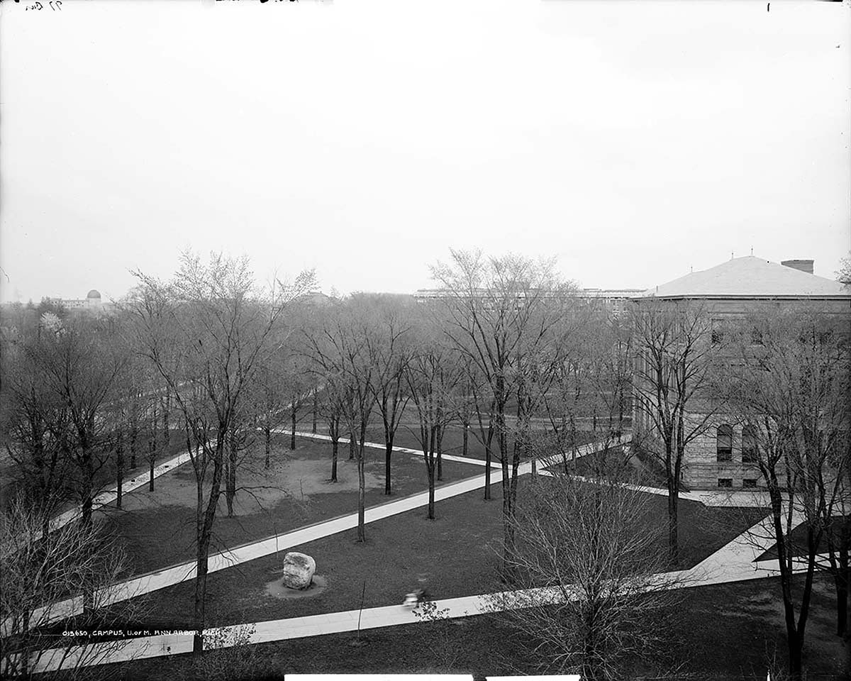 Ann Arbor. University of Michigan, Campus, between 1900 and 1915