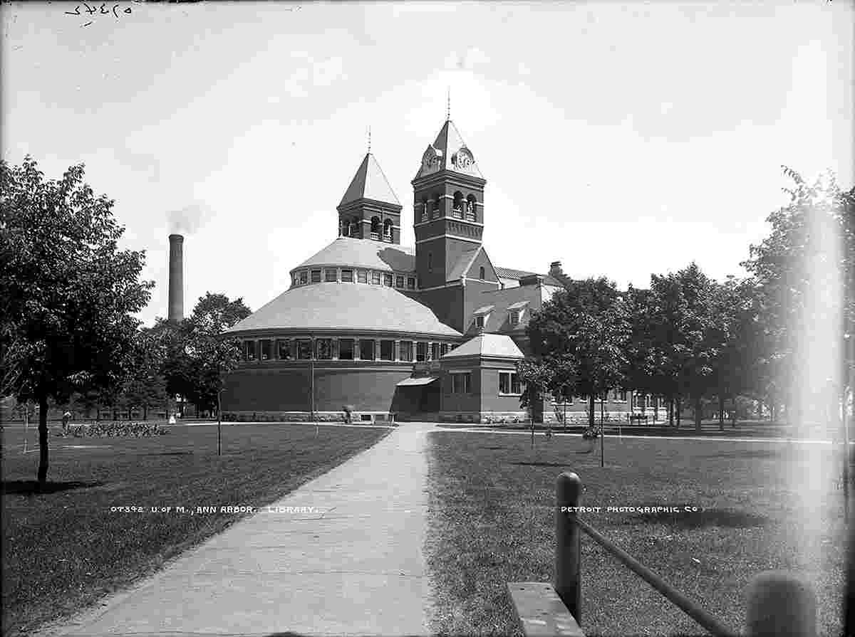Ann Arbor. University of Michigan, Library, between 1880 and 1901