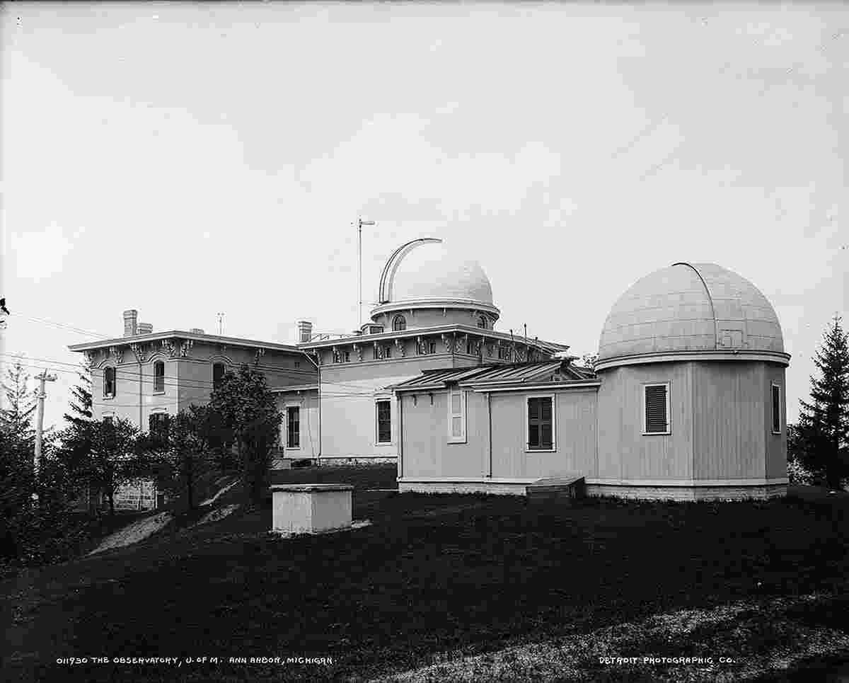 Ann Arbor. University of Michigan, Observatory, between 1880 and 1901