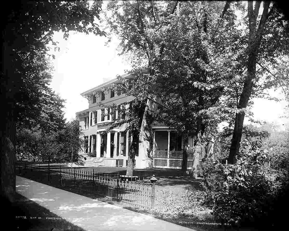 Ann Arbor. University of Michigan, President's house, between 1880 and 1900