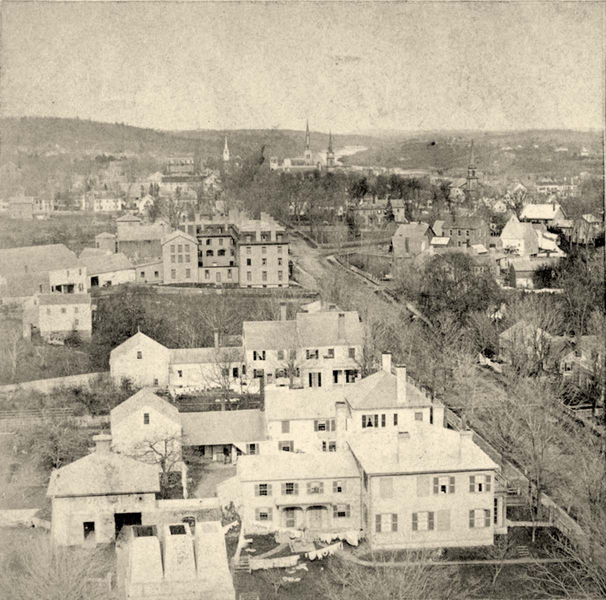 Augusta. Kennebec Valley - View from cupola Maine State Capitol