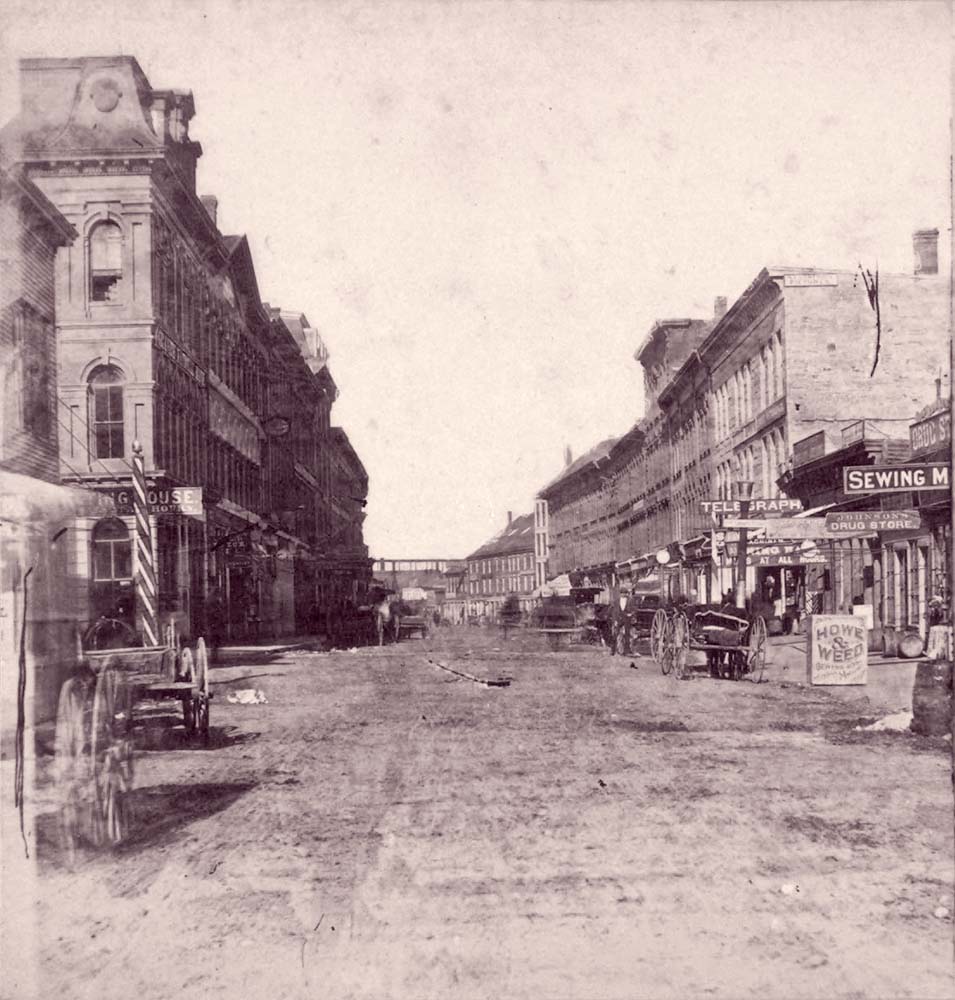 Augusta. Water Street, 1880s