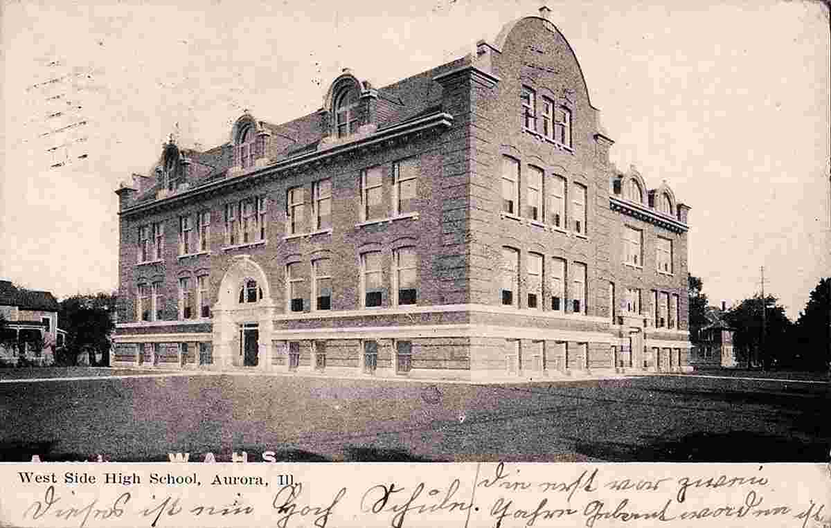 Aurora. West Side High School, 1907