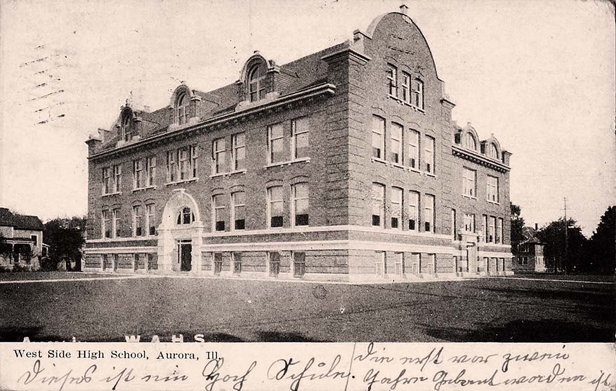 Aurora. West Side High School, 1907