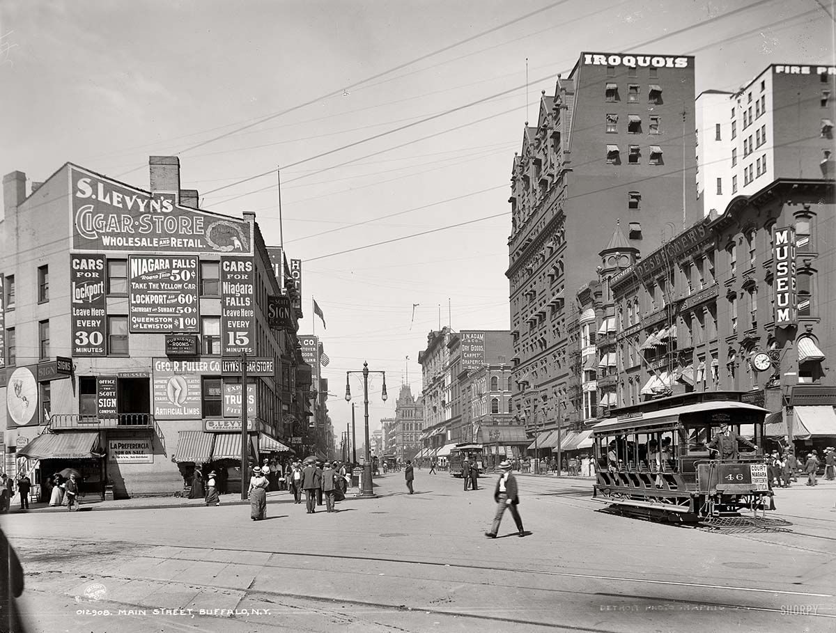 Buffalo. Main Street, circa 1900