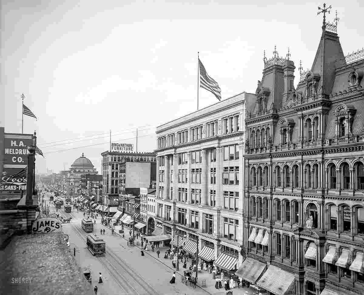 Buffalo. Main Street, circa 1904
