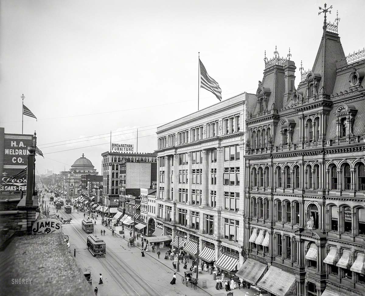 Buffalo. Main Street, circa 1904