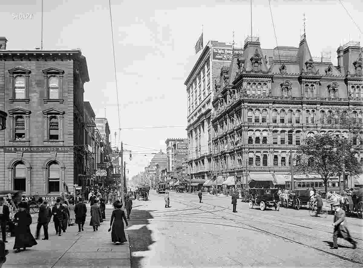 Buffalo. Main Street, circa 1908