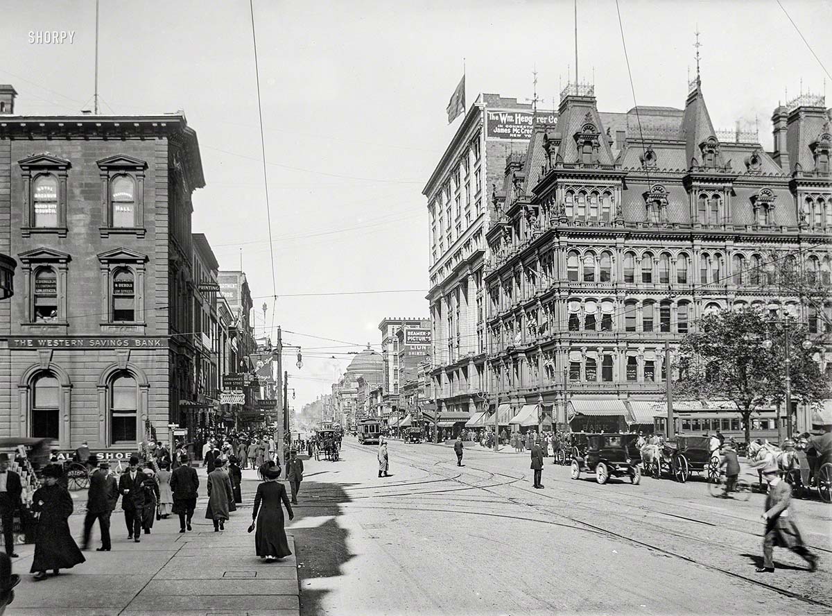 Buffalo. Main Street, circa 1908