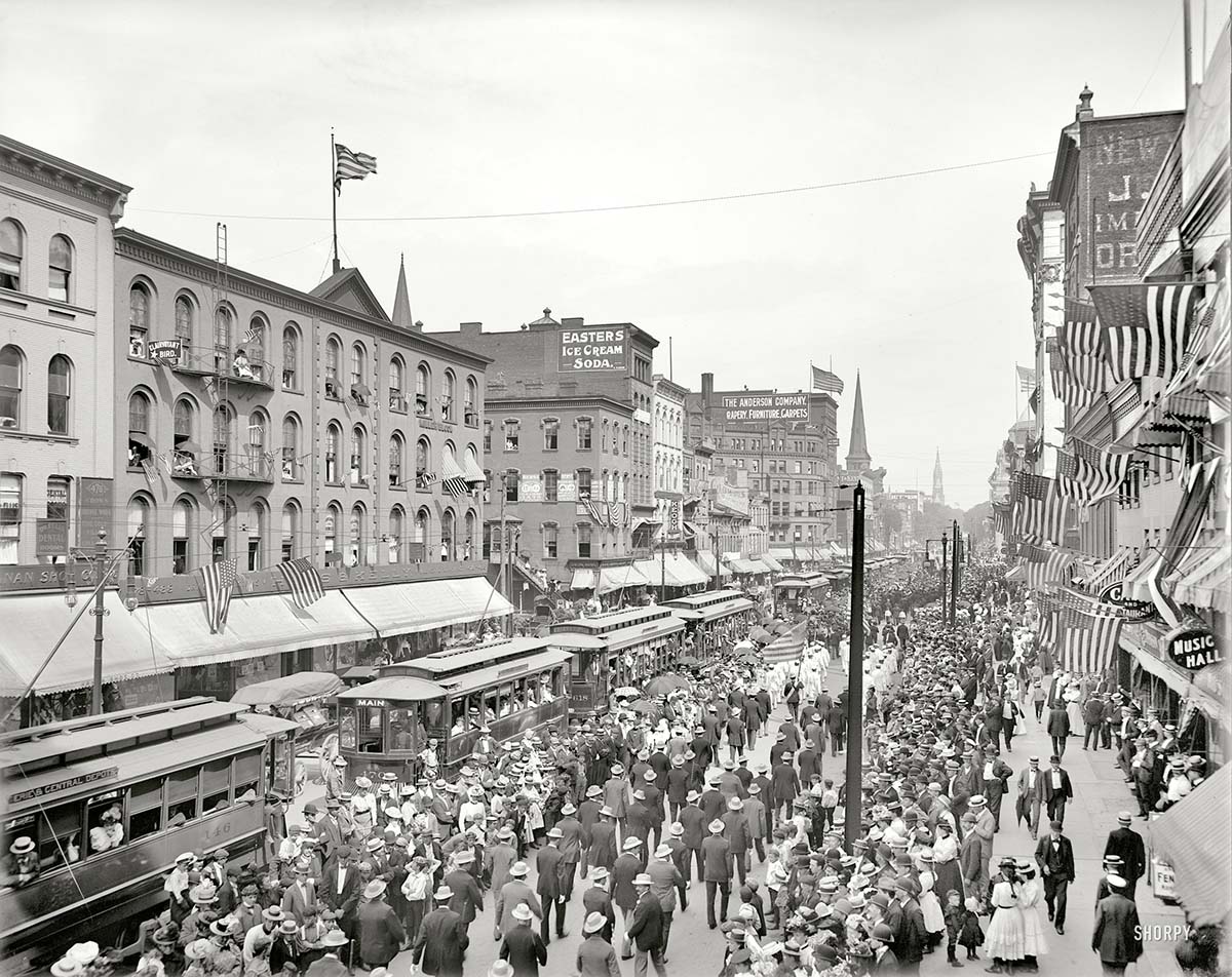 Buffalo. Main Street, Labor Day parade, circa 1900