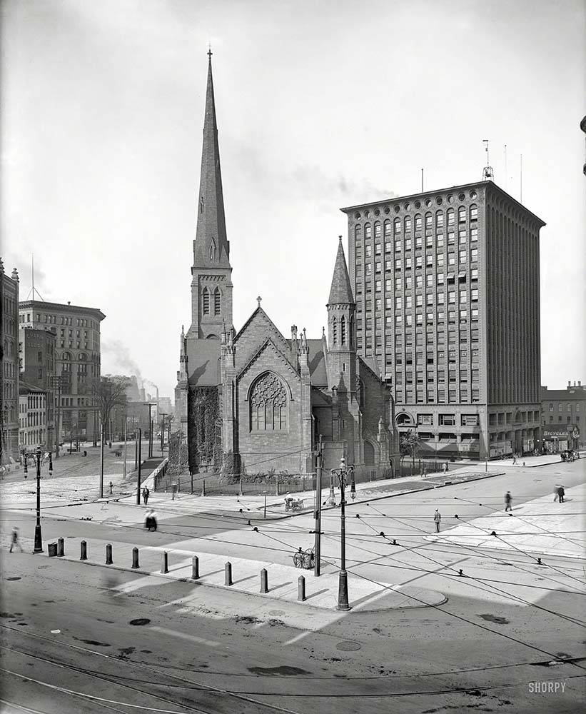 Buffalo. Saint Paul's Cathedral, Episcopal, circa 1900