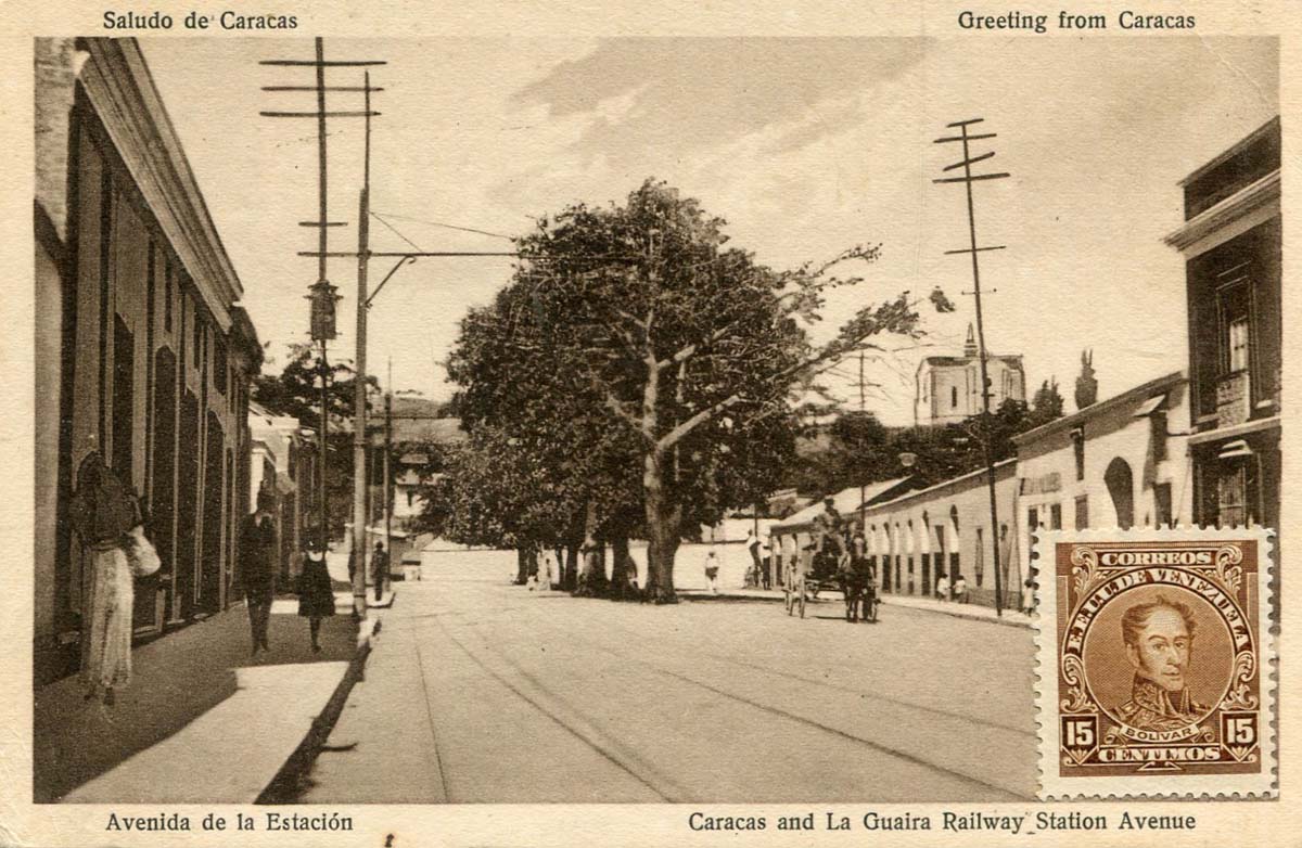 Caracas. Avenida de la Estación