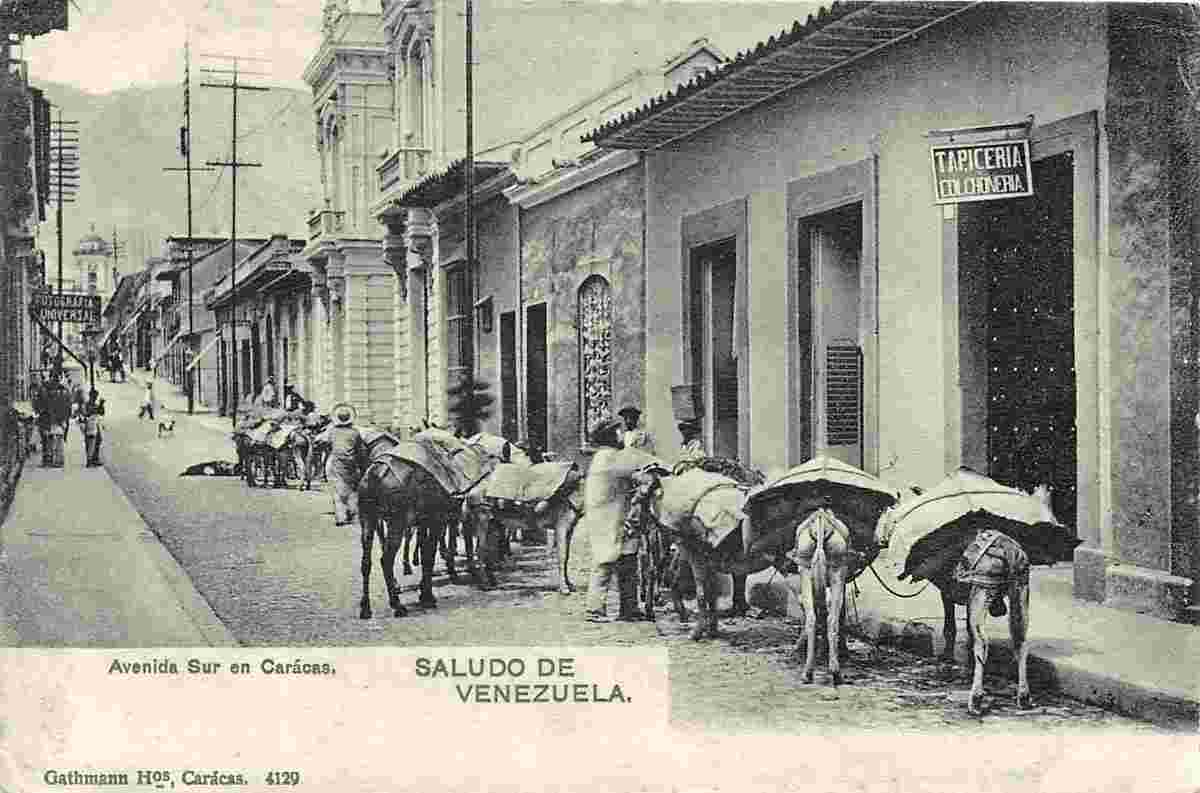Avenida Sur en Caracas