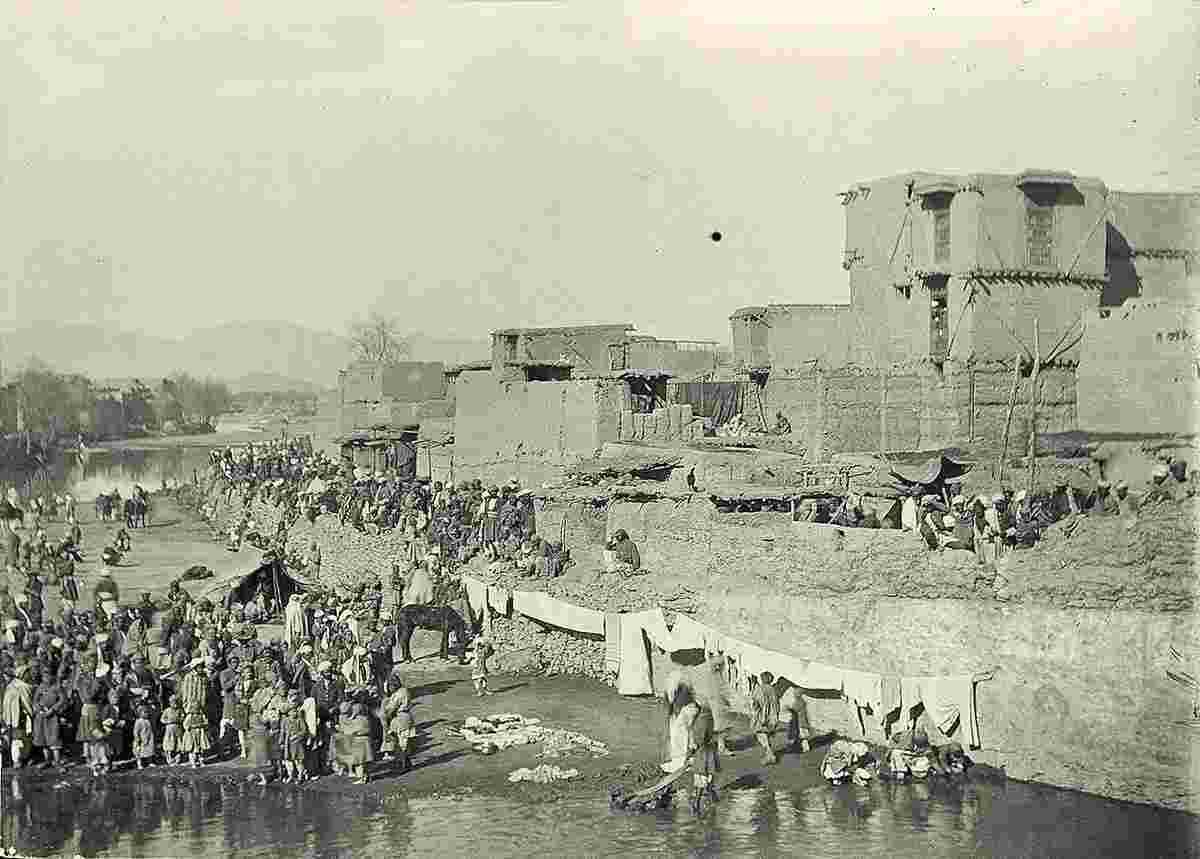 Kabul. View of the Kabul River