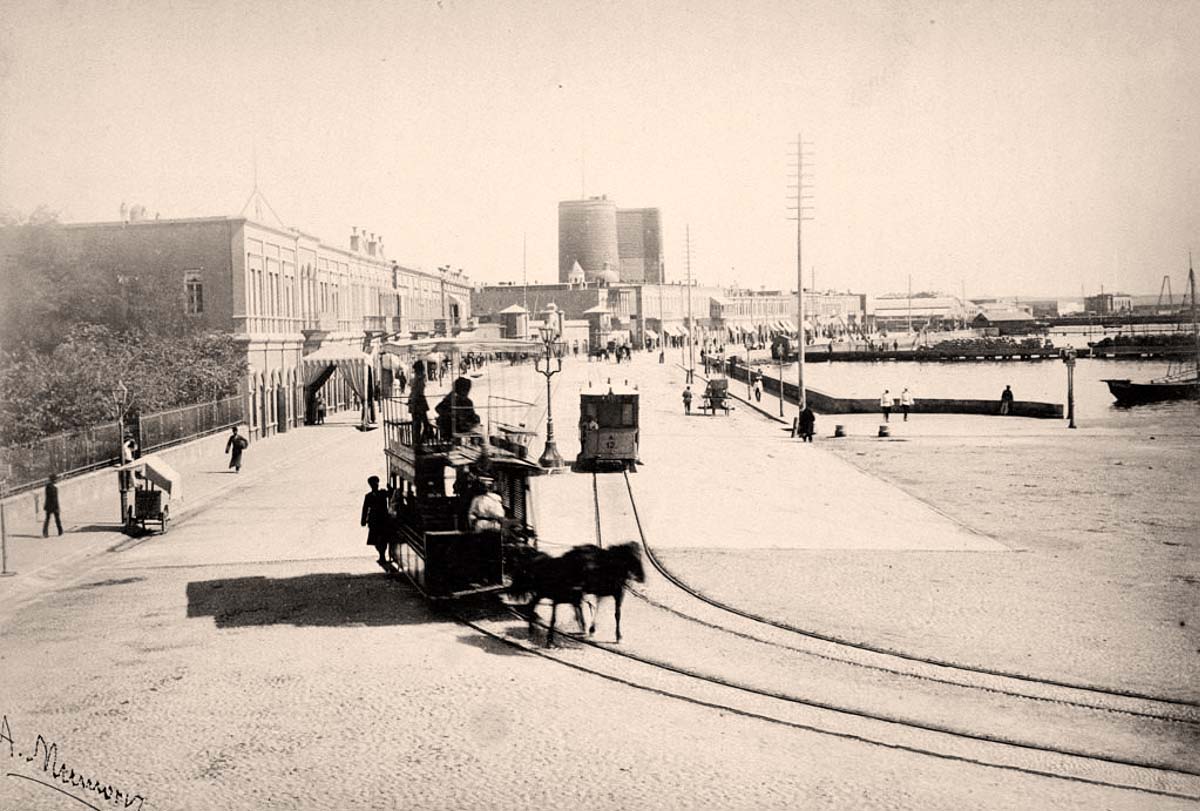 Baku. Embankment of Emperor Alexander II, 1889